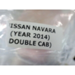 กันสาด สีดำ NAVARA 4 ประตู 2014 NISSAN นิสสันนาวาร่า 4014 v.2